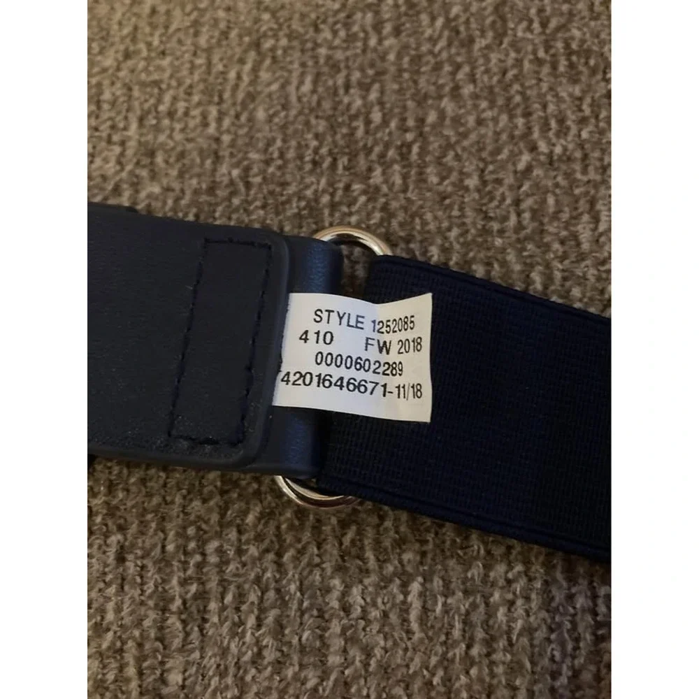 Under Armour Belt One Size Blu Adjustable Elastic Stretch Uniform Baseball Sport